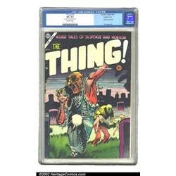 The Thing! #16 Double cover (Charlton, 1954) CGC VF+ 8.5 Off-white pages. Your prayers are answer...