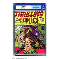 Thrilling Comics #1 (Better Publications, 1940) CGC VG/FN 5.0 Off-white pages. One of the earlier...