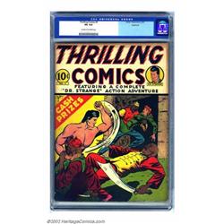 Thrilling Comics #2 Rockford pedigree (Better Publications, 1940) CGC VG 4.0 Cream to off-white p...