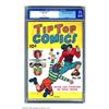 Image 1 : Tip Top Comics #19 Mile High pedigree (United Features Syndicate, 1937) CGC VF+ 8.5 White pages....