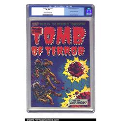 Tomb of Terror #13 Logo variant (Harvey, 1954) CGC VF 8.0 Cream to off-white pages. This issue of...