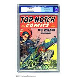 Top-Notch Comics #4 (MLJ, 1940) CGC VF- 7.5 Off-white to white pages. Streak Chandler on Mars mak...