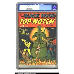 Top-Notch Comics #15 Rockford pedigree (MLJ, 1941) CGC VF+ 8.5 Cream to off-white pages. MLJ (Arc...