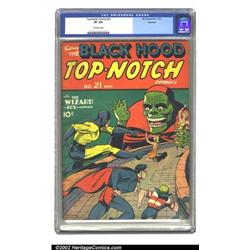 Top-Notch Comics #21 Rockford pedigree (MLJ, 1941) CGC VF 8.0 Off-white pages. Al Camy has a nice...