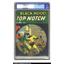 Top-Notch Comics #26 Rockford pedigree (MLJ, 1942) CGC VG/FN 5.0 Cream to off-white pages. This c...
