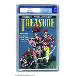 Treasure Comics #1 Mile High pedigree (Prize, 1945) CGC NM 9.4 Off-white to white pages. You've c...