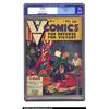 Image 1 : V-Comics #2 Rockford pedigree (Fox Features Syndicate, 1942) CGC VF 8.0 Cream to off-white pages....