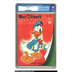 Walt Disney's Comics and Stories #1 (Dell, 1940) CGC VF+ 8.5 Off-white pages. A truly beautiful c...