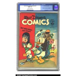 Walt Disney's Comics and Stories #31 (Dell, 1943) CGC FN/VF 7.0 Cream to off-white pages. Huey an...