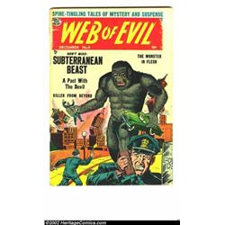 Web of Evil #9 Bethlehem pedigree (Quality, 1953) Condition: FN/VF. When viewing this book in per...