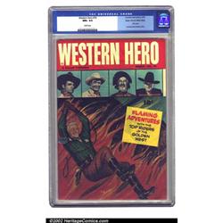 Western Hero #76 Mile High pedigree (Fawcett, 1949) CGC NM+ 9.6 White pages. First issue as this...