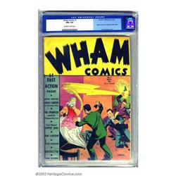 Wham Comics #1 (Centaur, 1940) CGC FN+ 6.5 Off-white to white pages. An action packed Paul Gustav...