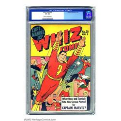 Whiz Comics #20 (Fawcett, 1941) CGC VF+ 8.5 Cream to off-white pages. Captain Marvel, and Fawcett...