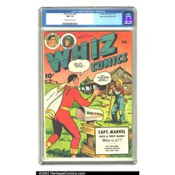 Whiz Comics #61 Mile High pedigree (Fawcett, 1945) CGC NM 9.4 Off-white to white pages. Let us te...
