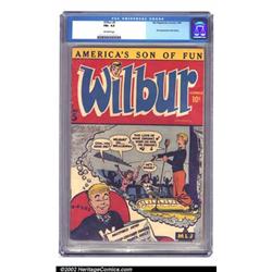 Wilbur #5 (MLJ, 1945) CGC FN+ 6.5 Off-white pages. This scarce issue features the first appearanc...