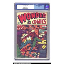 Wonder Comics #4 Rockford pedigree (Better Publications, 1945) CGC VF/NM 9.0 Off-white to white p...