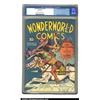 Image 1 : Wonderworld Comics #4 (Fox, 1939) CGC VF 8.0 Light tan to off-white pages. This cover is an under...
