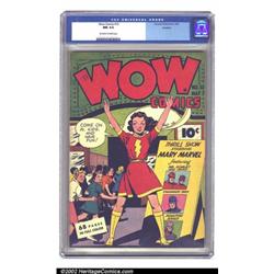 Wow Comics #13 Rockford pedigree (Fawcett, 1943) CGC NM 9.4 Off-white to white pages. This is the...