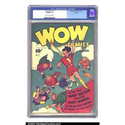 Wow Comics #17 Rockford pedigree (Fawcett, 1943) CGC VF/NM 9.0 Cream to off-white pages. Mary Mar...