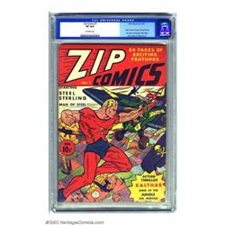 Zip Comics #1 (MLJ, 1940) CGC VF 8.0 Off-white pages. Superman was obviously the inspiration of S...