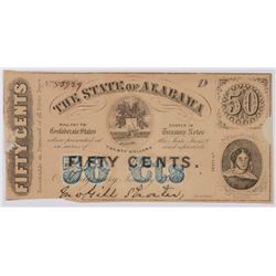 1863 50c State of Alabama