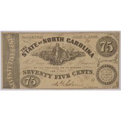 1863 75c State of North Carolina