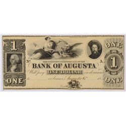 1860 $1 Bank of Augusta GA CH CU