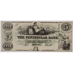 18- $5 Peninsular Bank Detroit, MI