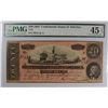 Image 1 : 1864 $20 CONFEDERATE STATES OF AMERICA PMG 45 EPQ