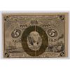 Image 1 : 1863 FIVE CENTS US POSTAGE NOTE