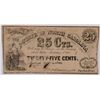 Image 1 : 1863 TWENTY FIVE CENT STATE OF NORTH CAROLINA