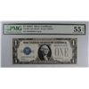Image 1 : 1928 $1 SILVER CERTIFICATE (FUNNY BACK) PMG 55 EPQ