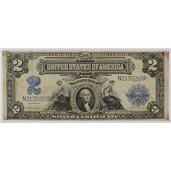 1899 $2 SILVER CERTIFICATE