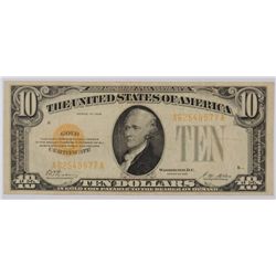 1928 $10 GOLD CERTIFICATE
