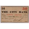 Image 1 : 1863 50c  City Bank