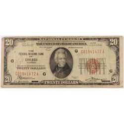 1929 $20 National Chicago, IL