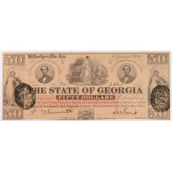 1862 $50 State of Georgia