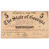 Image 1 : 1863 5c    State of Georgia Note