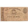 Image 1 : 1863 10c  State of Alabama G/VG