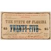 Image 1 : 1863 25c State of Florida CU
