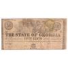 Image 1 : 1863 50c  State of Georgia VG