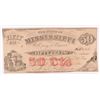 Image 1 : 1864 50c  State of Mississippi Note