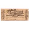 Image 1 : 1863 $1  State of Georgia Note