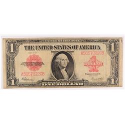 1923 $1 US Note (red seal) Fine