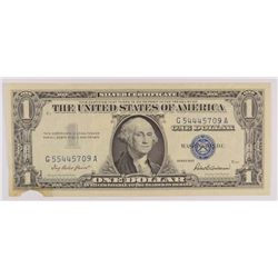 1957 $1  Silver Certificate Error Mismatched Serial #