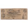 Image 1 : 1863 $2 Genesee Valley Bank  Genessee, NY