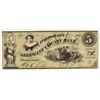 1862 $5 Allegany County Bank Cumberland, MD  CU