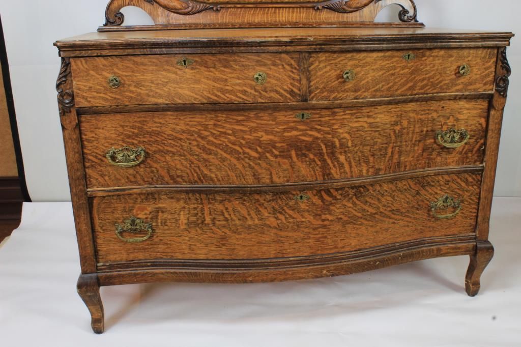 Fine Quarter Sawn Oak Dresser C 1890 1900
