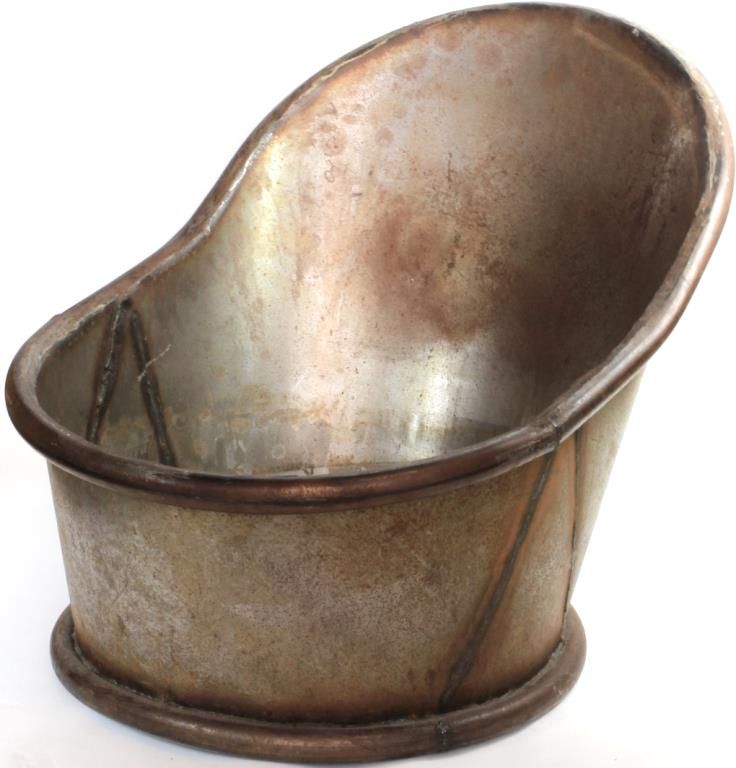 Modern reproduction of an old west bathtub