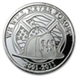 1 oz Silver Round We Will Never Forget